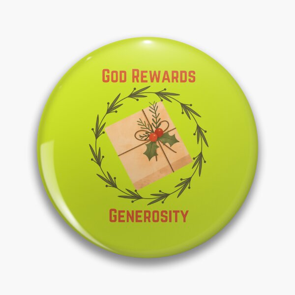 Item preview, God Rewards Generosity designed and sold by Art by Aech.