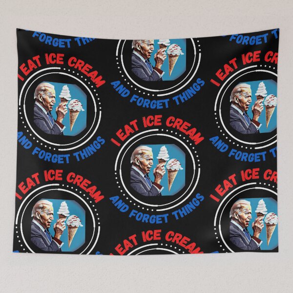 Item preview, Joe Biden Eating Ice Cream  designed and sold by WoodburyLake.