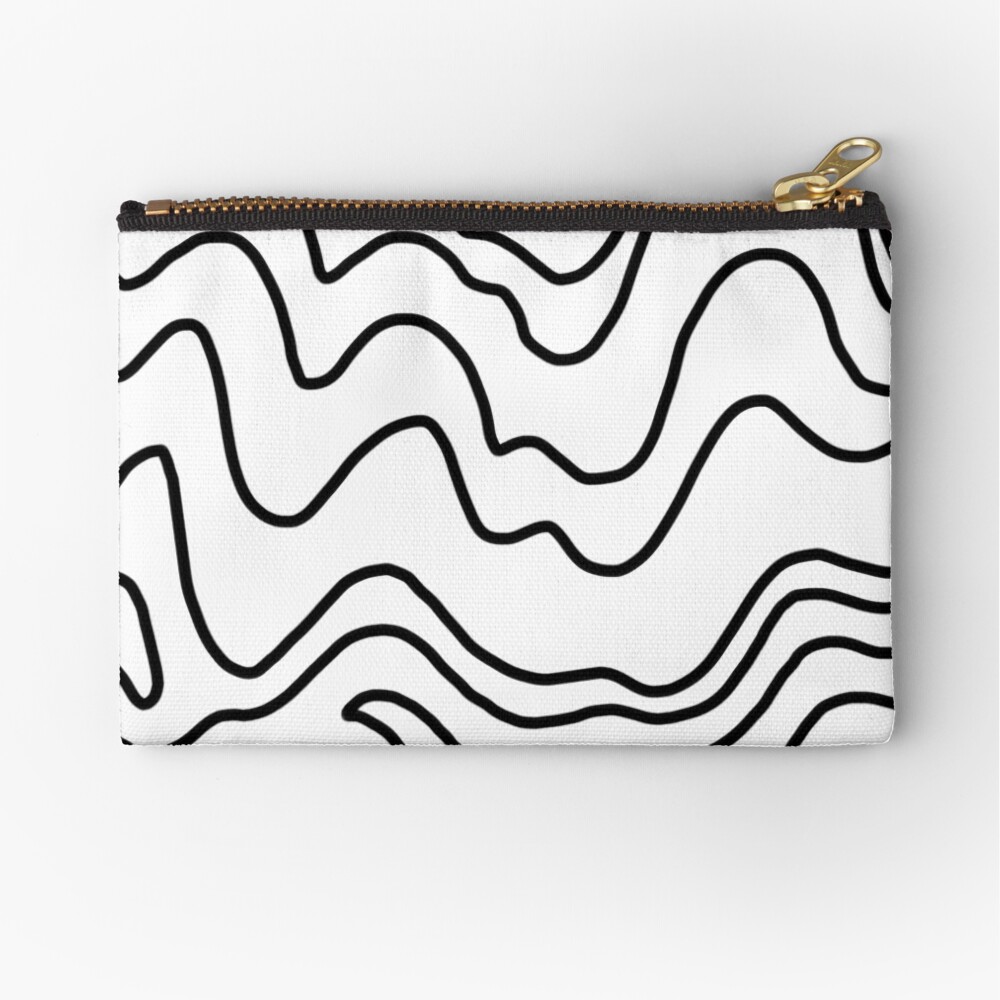 Melty Drippy Liney Winey Zipper Pouch