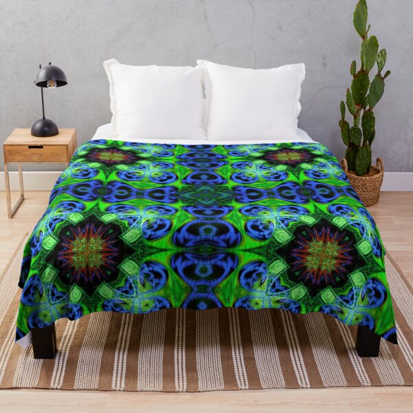 Item preview, Blue Green Star Mandala designed and sold by webgrrl.
