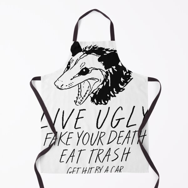 Item preview, Live Ugly Fake Your Death Eat Trash Get Hit By A Car Opossum designed and sold by Castrataro202.