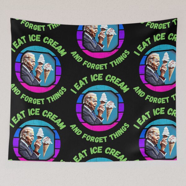 Item preview, Joe Biden Eating Ice Cream  designed and sold by WoodburyLake.