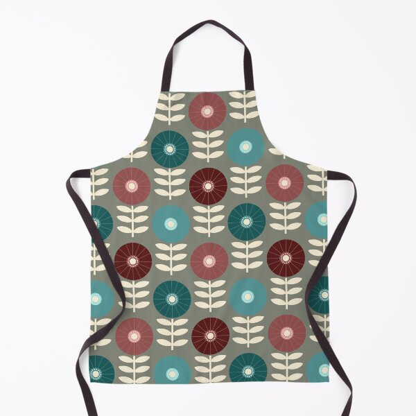 Item preview, Mid Mod Flowers Four Ways, Treron designed and sold by Jaima-OLoughlin.