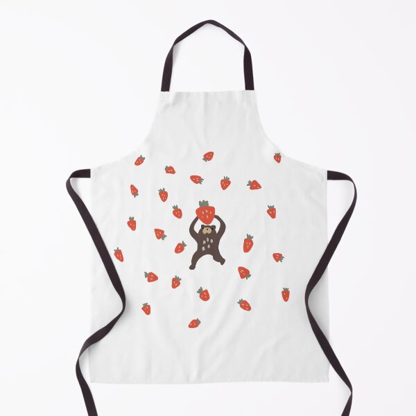 Item preview, Bear with strawberries designed and sold by apple peel.
