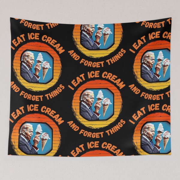Item preview, Joe Biden Eating Ice Cream  designed and sold by WoodburyLake.
