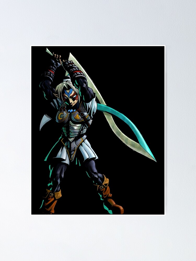 FRAMED Legend of Zelda Majora's Mask - paper cut art