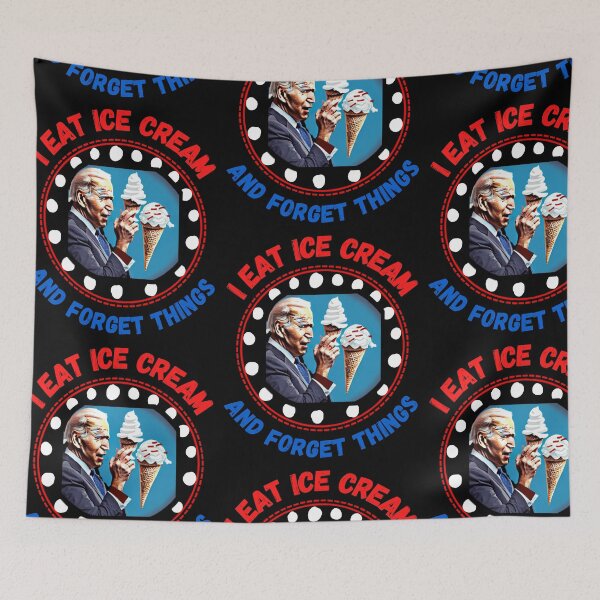 Item preview, Joe Biden Eating Ice Cream  designed and sold by WoodburyLake.