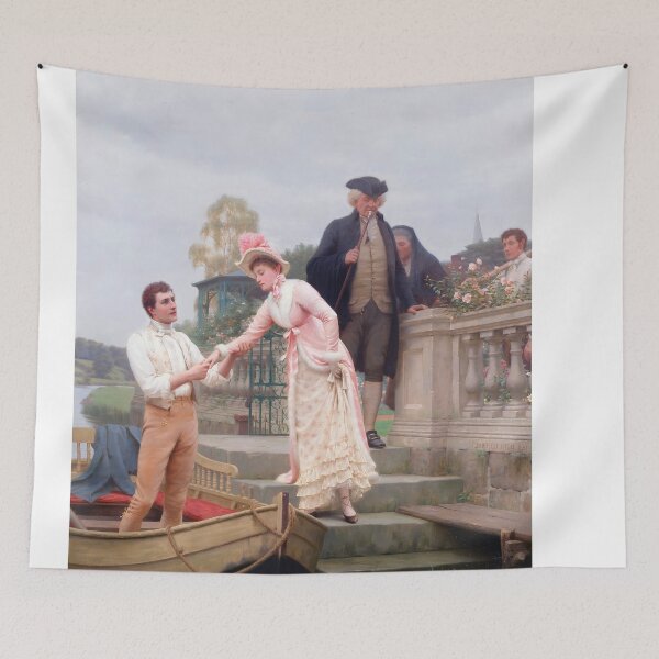Item preview, Lay Thy Sweet Hand In Mine And Trust In Me (1891) Edmund Blair Leighton  designed and sold by TeeARTHY.