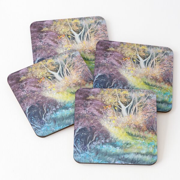 Item preview, Magical, Summer glade, oil painting designed and sold by OilPaintsHatts.