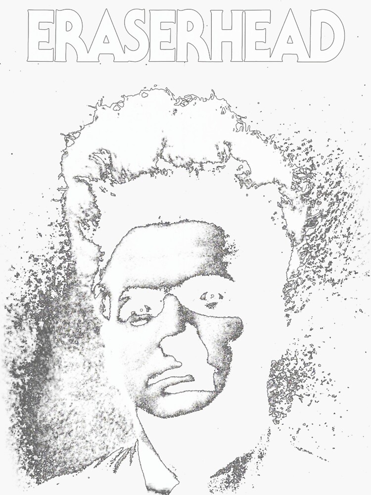 "Eraserhead " Sticker for Sale by JillKeeler Redbubble