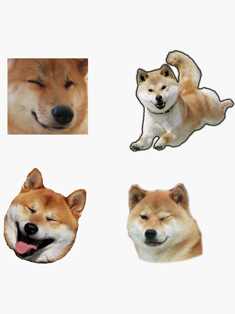 “Shiba Stickers " Sticker by HitLit | Redbubble