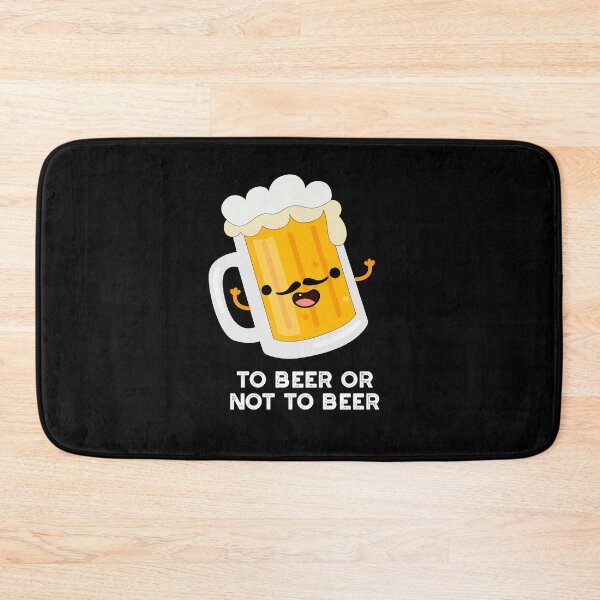 Item preview, To Beer Or Not To Beer Funny Drink Puns (Dark BG) designed and sold by punnybone.