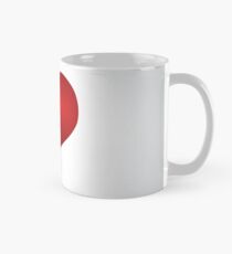 Heart text Valentine's day, hot-air baloon Tasse (Standard)