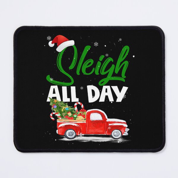 Item preview, Sleigh All Day Retro Red Truck Pick Up Christmas Pajamas designed and sold by crm3530.