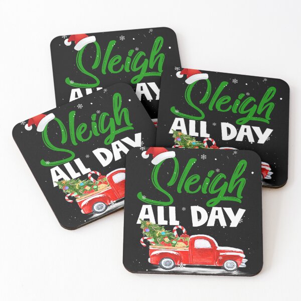 Item preview, Sleigh All Day Retro Red Truck Pick Up Christmas Pajamas designed and sold by crm3530.