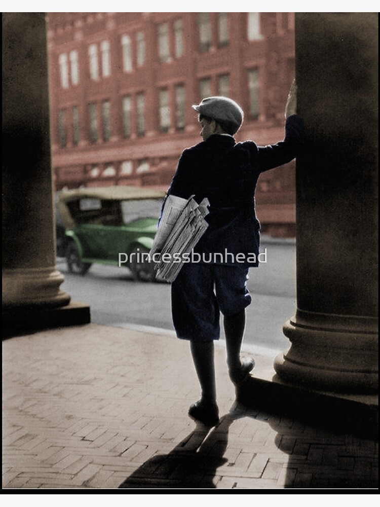 1930s newsboy