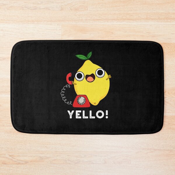 Item preview, Yello Funny Yellow Lemon Puns (Dark BG) designed and sold by punnybone.
