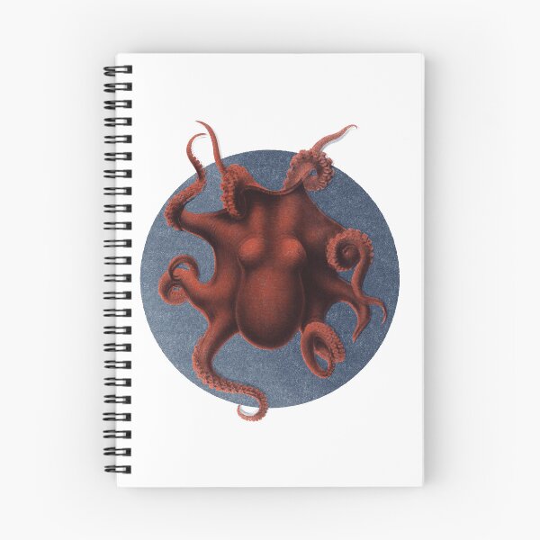 Item preview, Cephalopod Risograph designed and sold by neuroqueerart.