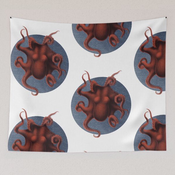 Item preview, Cephalopod Risograph designed and sold by neuroqueerart.