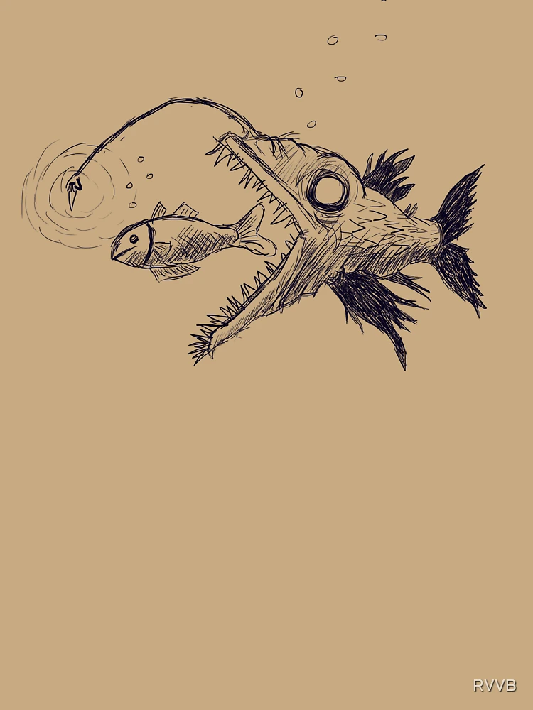Thumbnail 6 of 6, Premium Oversized Hoodie, Fish eats Fish. designed and sold by RVVB.