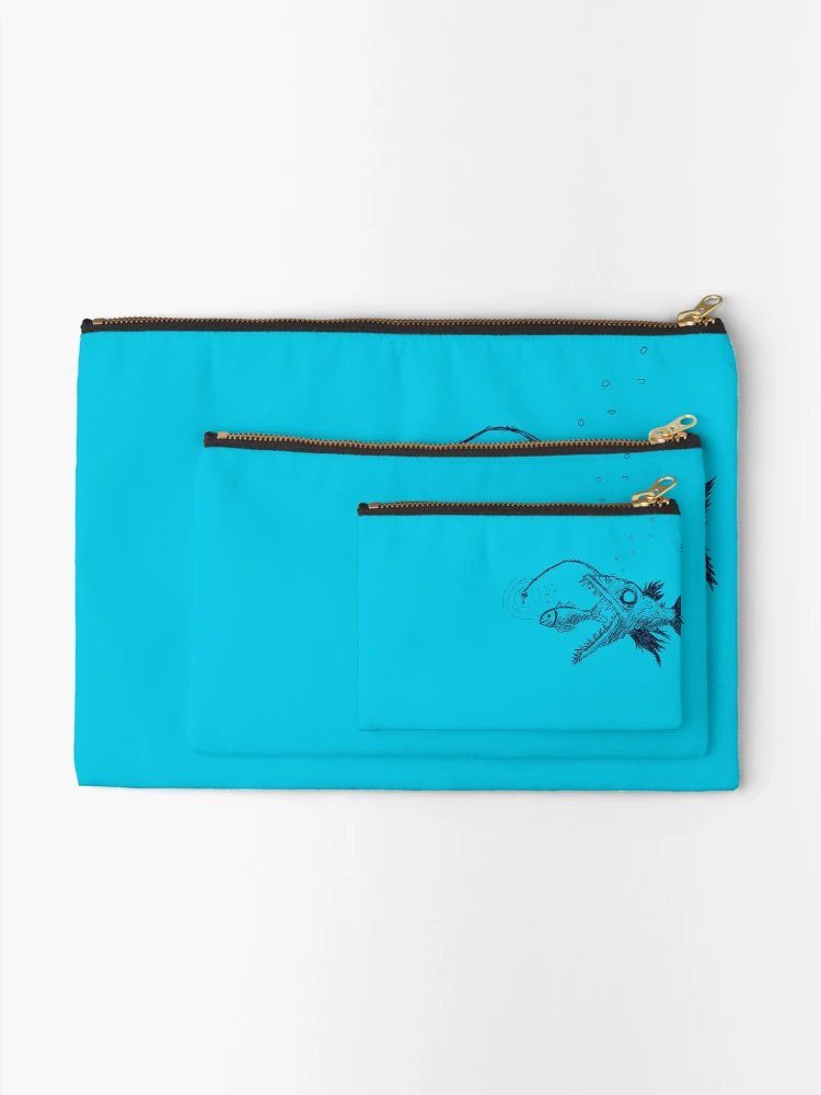 Thumbnail 2 of 4, Zipper Pouch, Fish eats Fish. designed and sold by RVVB.
