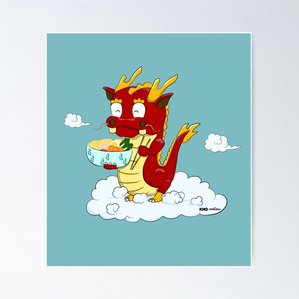 Noodle Dragon Poster