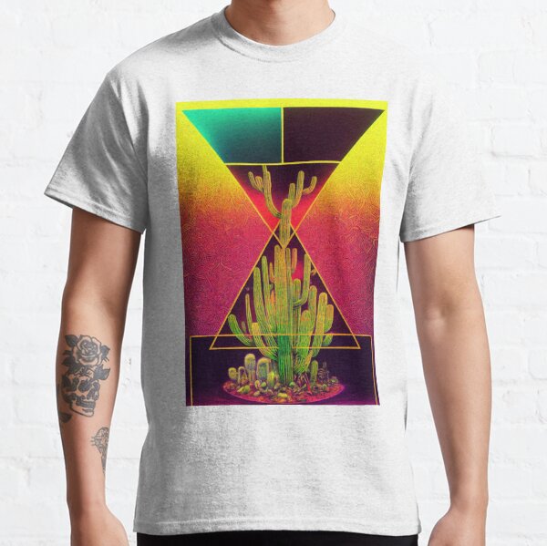 Sacred Psychedelic Cactus Classic T-Shirt