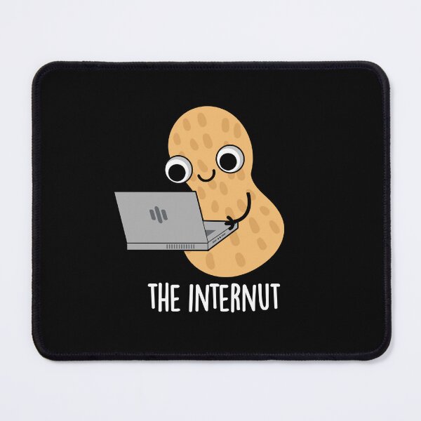Item preview, The Internut Funny Peanut Puns (Dark BG) designed and sold by punnybone.
