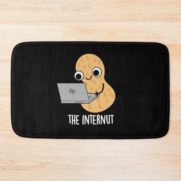 Item preview, The Internut Funny Peanut Puns (Dark BG) designed and sold by punnybone.