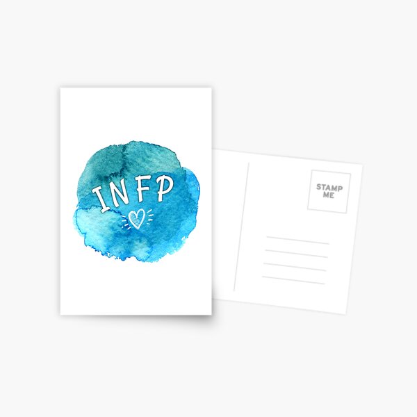 INFP the Introverted iNtuitive Feeling Perceiving Postcard