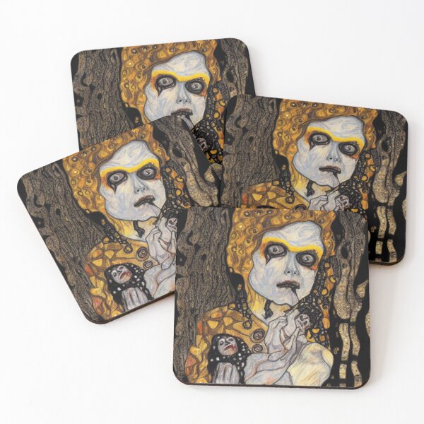 Item preview, Zombie drawing, Gustav Klimt style designed and sold by cutenevil.