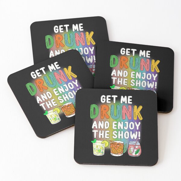 Item preview, Get Me Drunk And Enjoy The Show Funny Drinker designed and sold by ArcWarden-art.