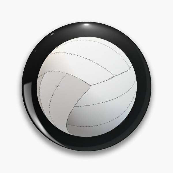 Item preview, Volleyball Lovers Floating Volleyball (Black Background) designed and sold by ArtByLM.