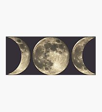 The triple moon Photographic Print