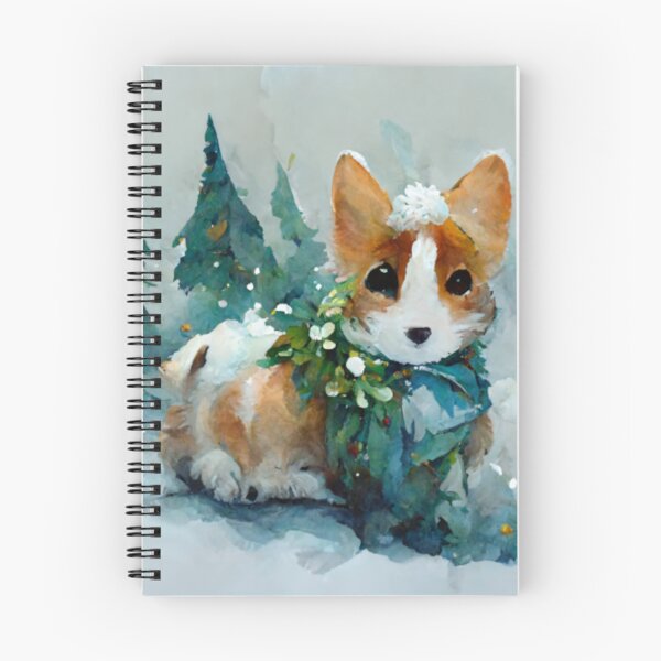 Item preview, Cute Corgi Winter Wonderland designed and sold by Paint-of-Heart.