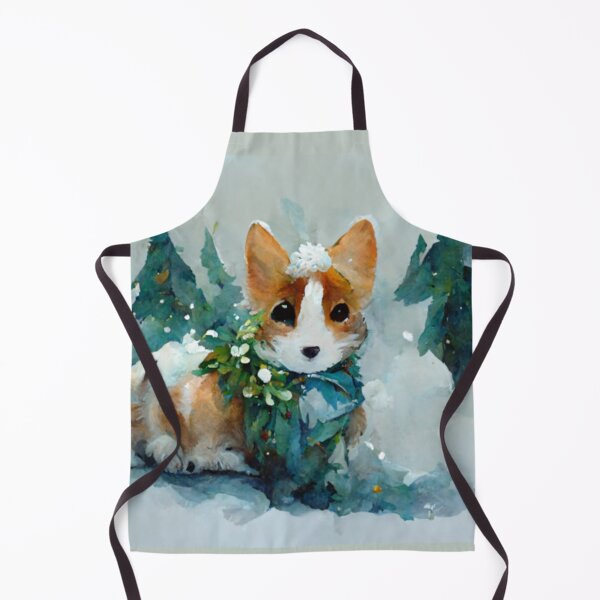 Item preview, Cute Corgi Winter Wonderland designed and sold by Paint-of-Heart.
