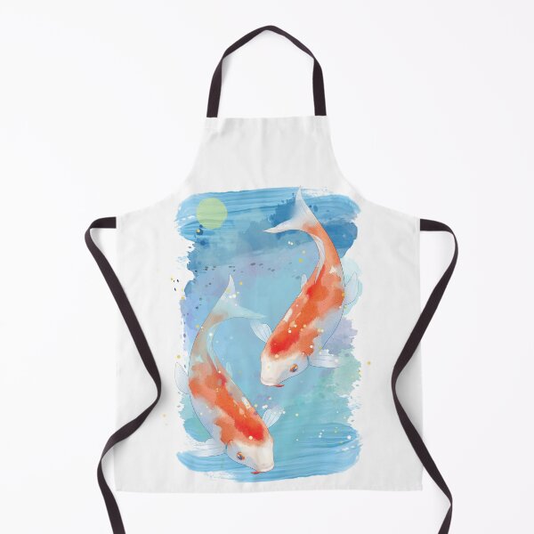 Item preview, Two gentle and calm Koi fish swimming  designed and sold by dytf79.