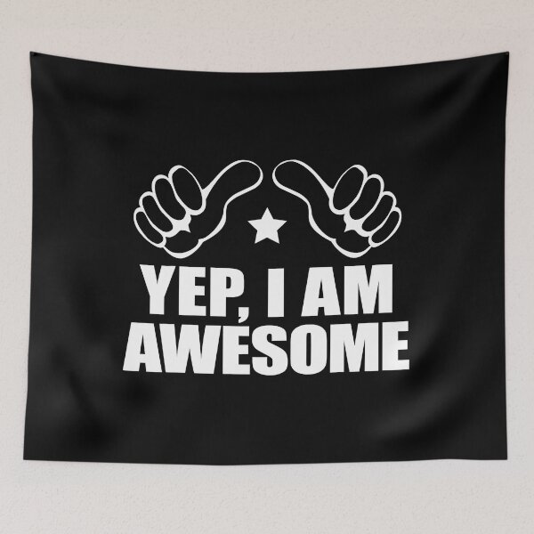 Item preview, I Am Awesome Me Funny I Know I'm Big Deal Amaze Me designed and sold by ArcWarden-art.
