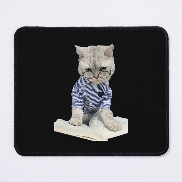 Item preview, Round Lens Cat Glasses reading book designed and sold by Brendaallen Art.