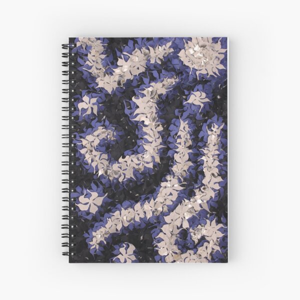 Midnight flowers Spiral Notebook
