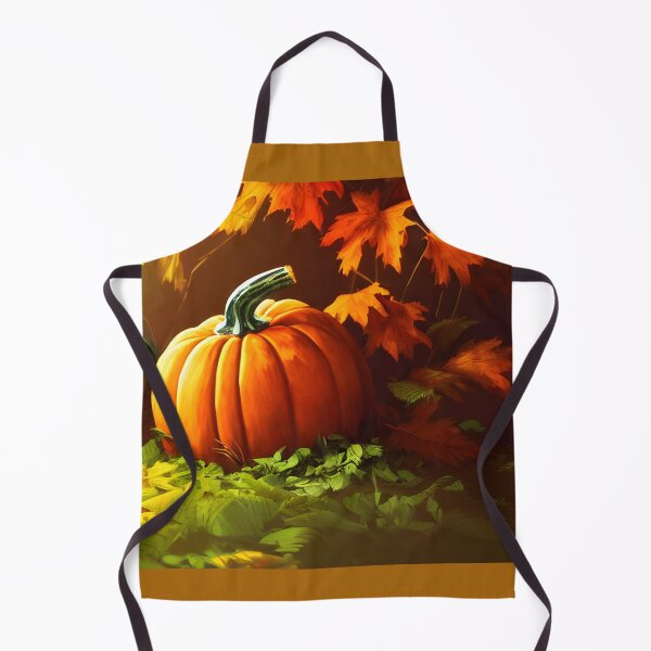 Item preview, Pumpkin in Leaves designed and sold by NitaBond.