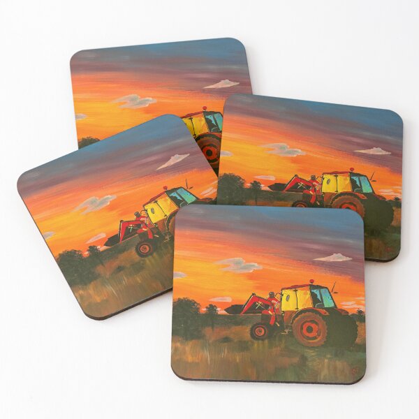 Item preview, Tractor Sunset designed and sold by Michelle Croner.