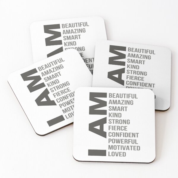 Item preview, I Am Beautiful Amazing Smart Kind Strong Powerfull Loved designed and sold by ArcWarden-art.