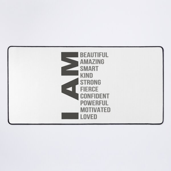 Item preview, I Am Beautiful Amazing Smart Kind Strong Powerfull Loved designed and sold by ArcWarden-art.