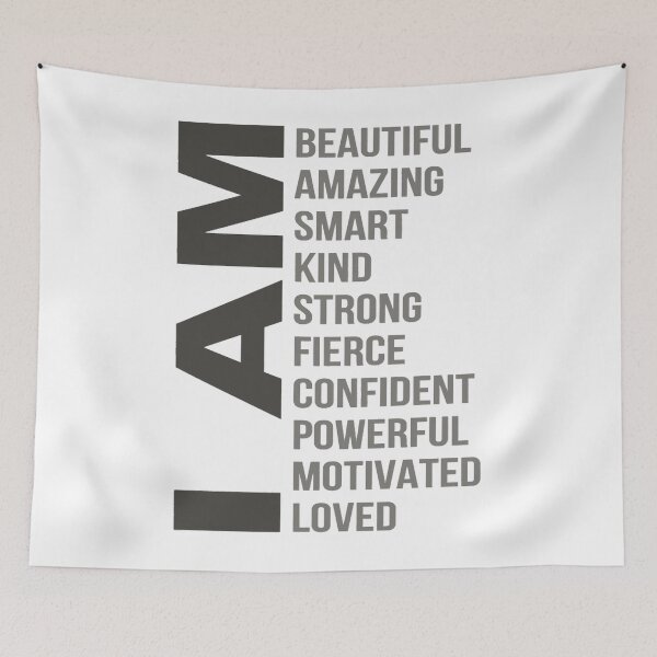 Item preview, I Am Beautiful Amazing Smart Kind Strong Powerfull Loved designed and sold by ArcWarden-art.