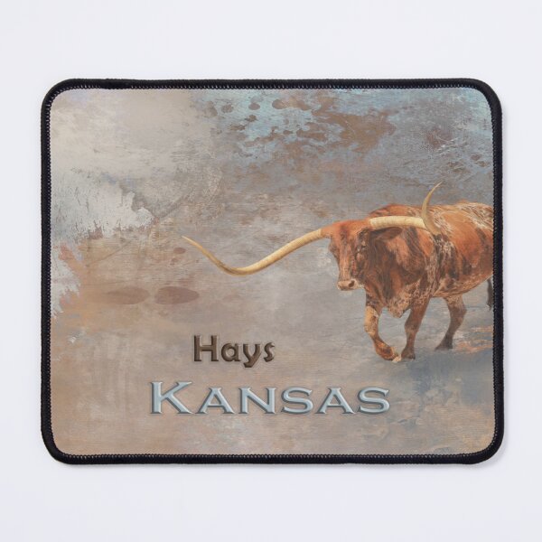 Item preview, Longhorn Bull Hays Kansas designed and sold by Elisabeth Lucas.