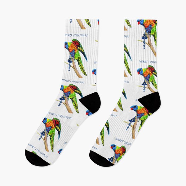 Item preview, Festive Rainbow Lorikeet designed and sold by Linda Callaghan.