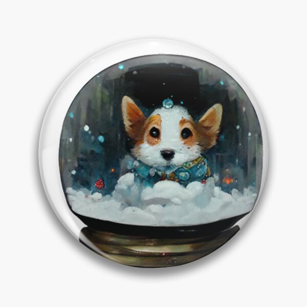 Item preview, Cute Crogi Snow Globe designed and sold by Paint-of-Heart.