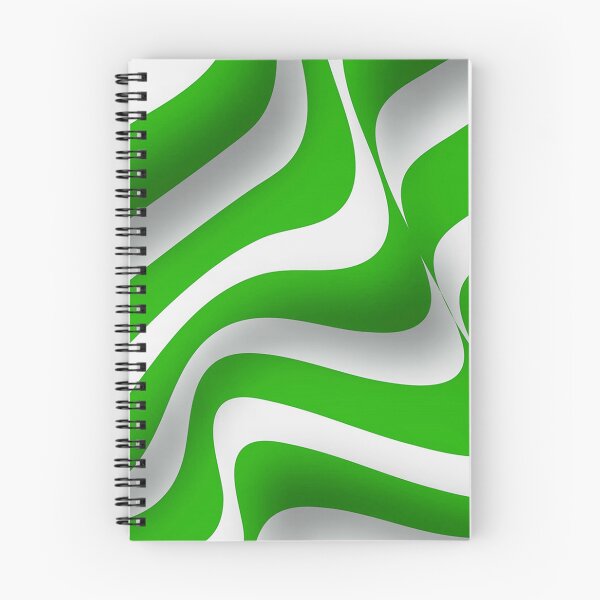 Item preview, Abstract Strips Art white lime green  designed and sold by Tshirtstory.