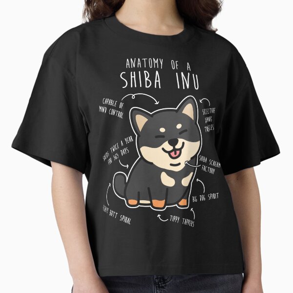 Item preview, Black and Tan Shiba Inu Dog Anatomy designed and sold by Clara Hollins.
